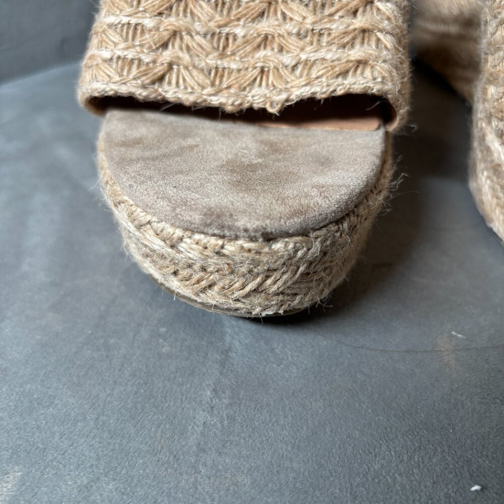 Madden Girl Graciee Jute Wedge Slides Natural Woven – Women’s 7.5 - Picture 9 of 11